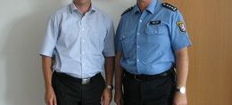 Erster Polizeihauptkommissar Holger Geller stattete der Gemeinde Driedorf einen Besuch ab