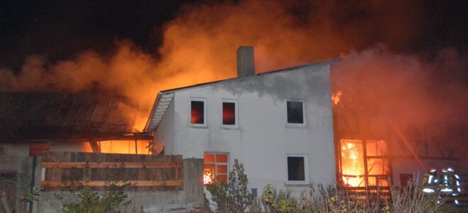 Brand in Heiligenborn am 18.11.2015