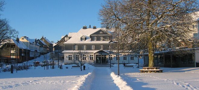 Rathaus Driedorf im Winter