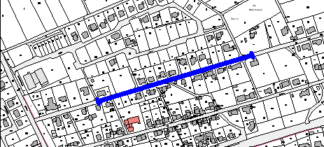 Grafik zum Fertigstellungsbeschluss Teilabschnitt Bergstraße in Driedorf